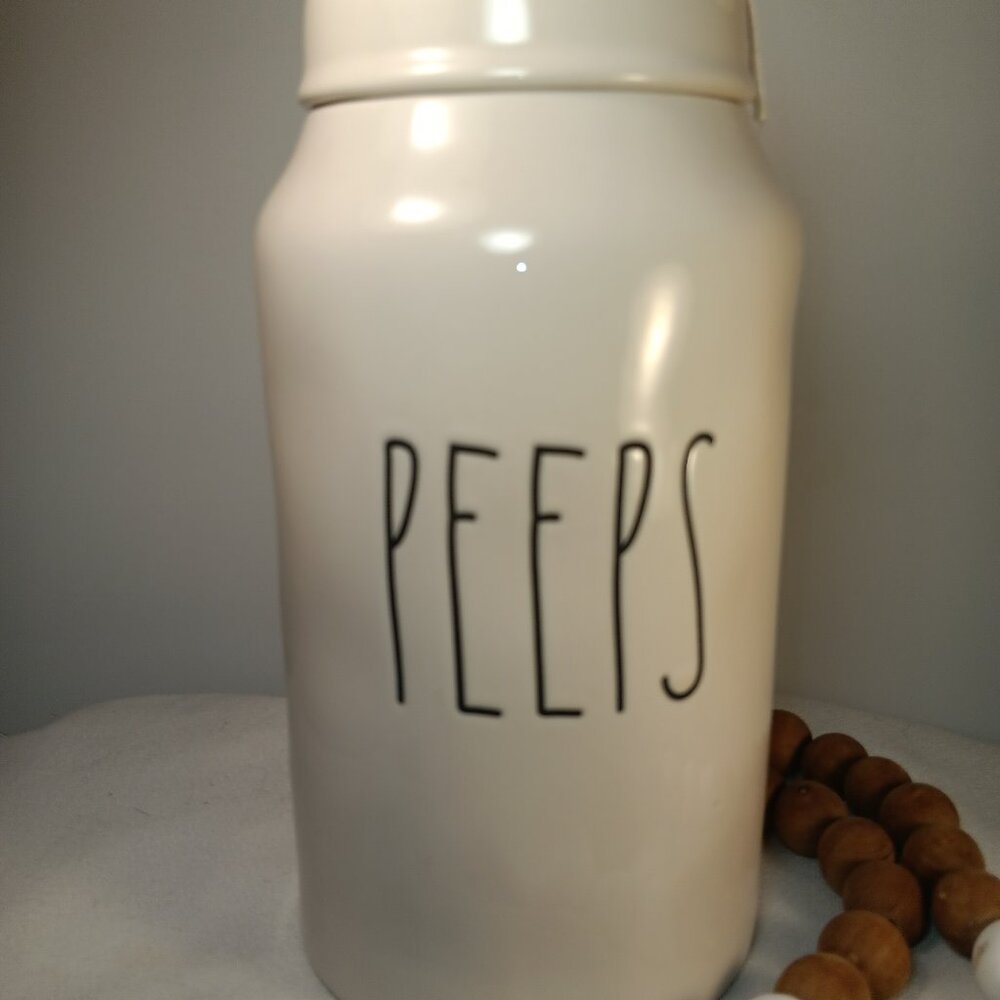 Rae Dunn PEEPS Canister Easter Farmhouse Kitchen Decor